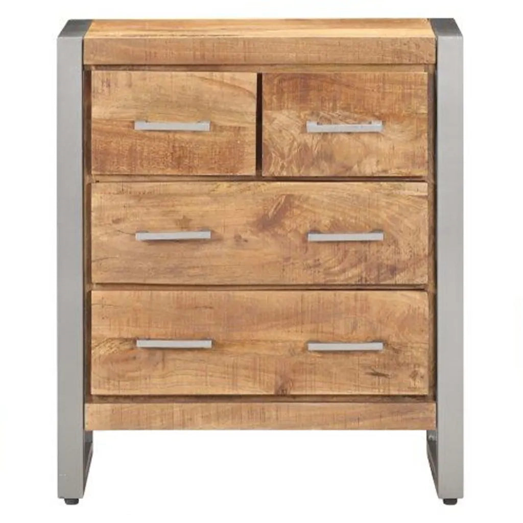 Credenza 60x35x70 cm in Legno di Mango Grezzo cod mxl 16477
