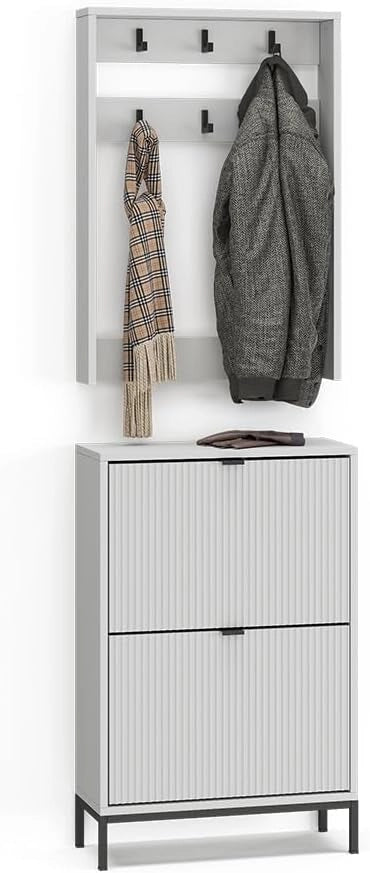 Armadio Eliza, Bianco, 60 x 92 cm Set, 2 parti