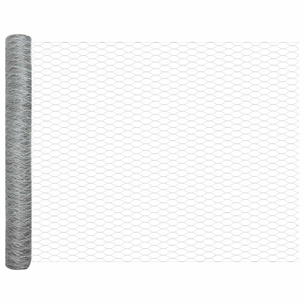 Palo della recinzione Argento 50 x 1 m (maglia da 36 mm)