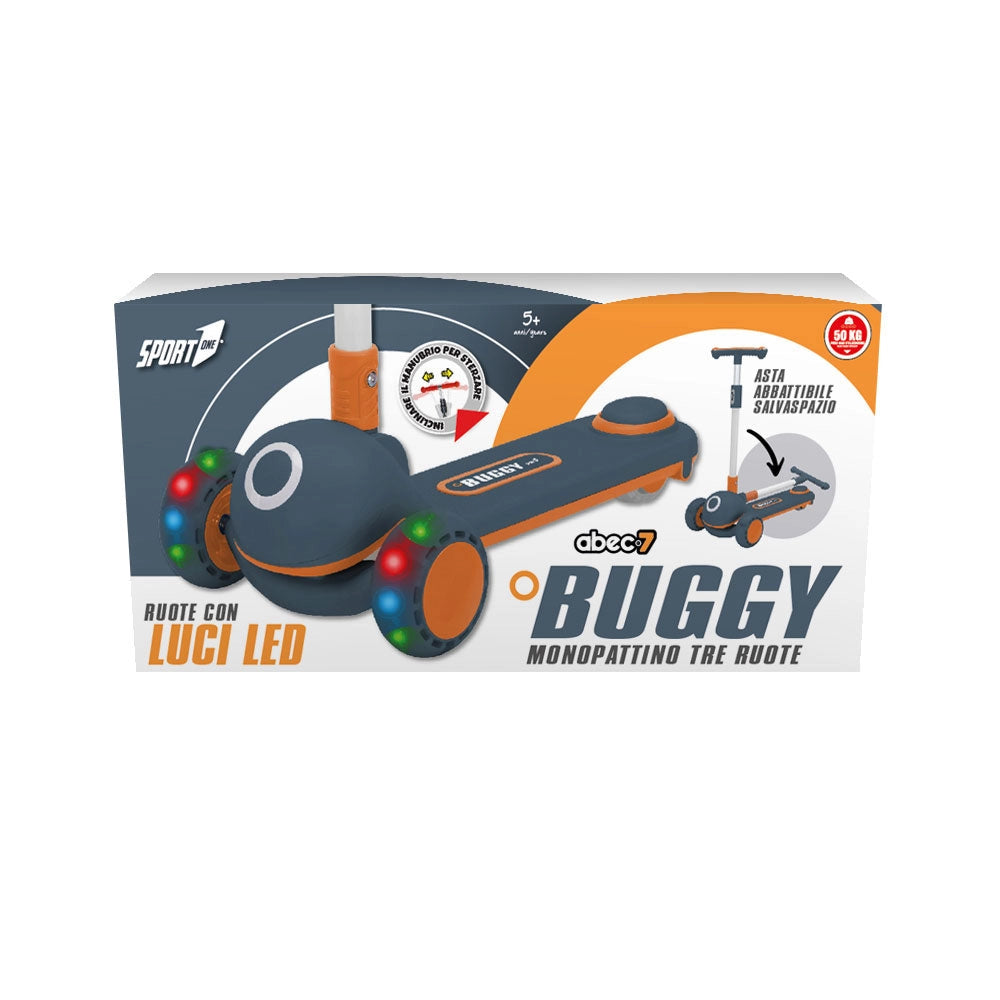Monopattino 3 Ruote BUGGY con Ruote Luminescenti Ottanio