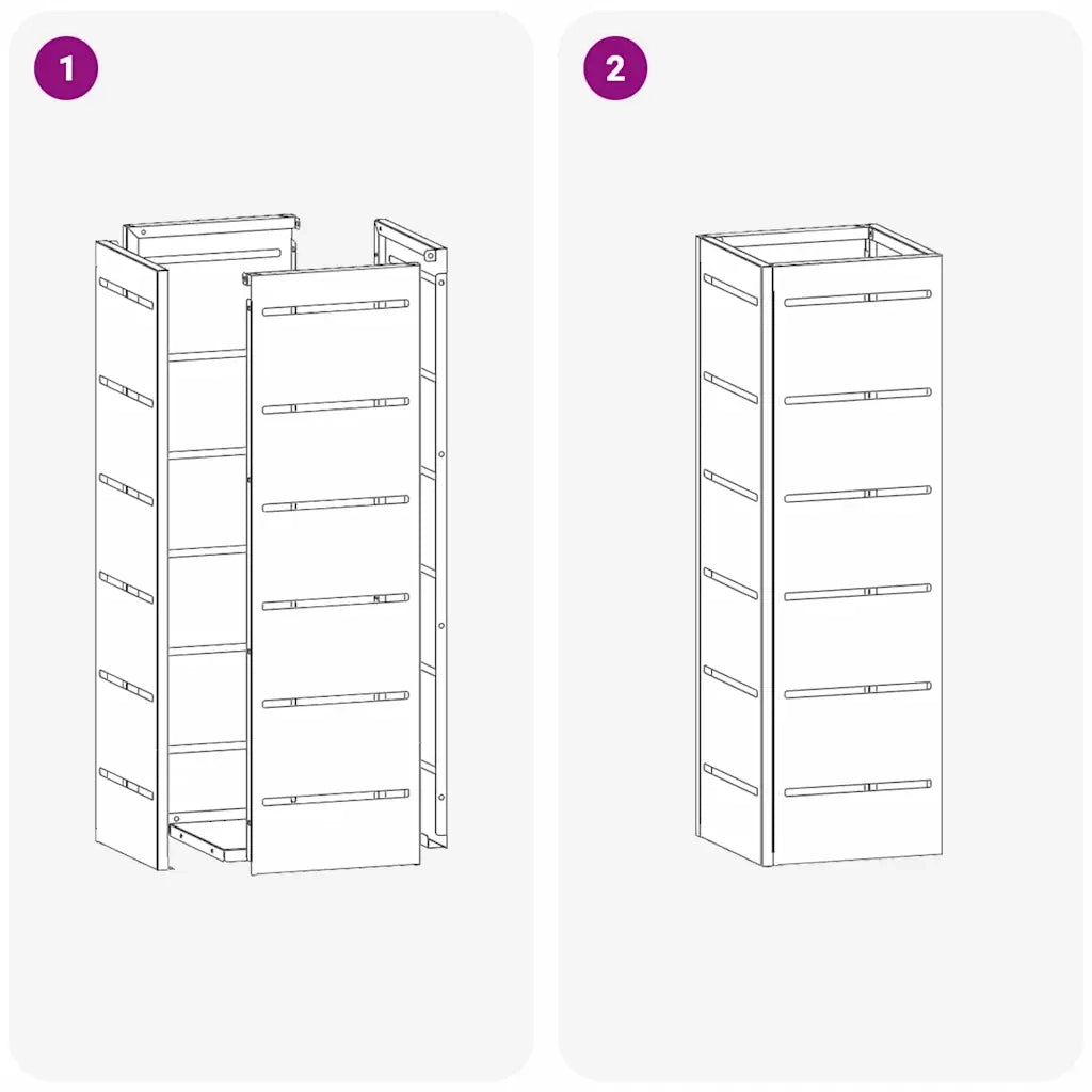 Supporto per Ombrellone Antracite 15,5 x 15,5 x 49 cm Metallo CFW3484457