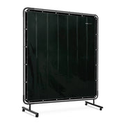 Schermo di protezione per saldatura telone ignifugo (dimensioni: 174 x 174 cm vinile: 0,4 mm resistente ai raggi UV telaio in acciaio incluso) 14_0006835