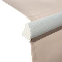 Tenda da Sole per Esterno a Bracci Avvolgibile con Apertura a Manovella, 295x200 cm, Beige