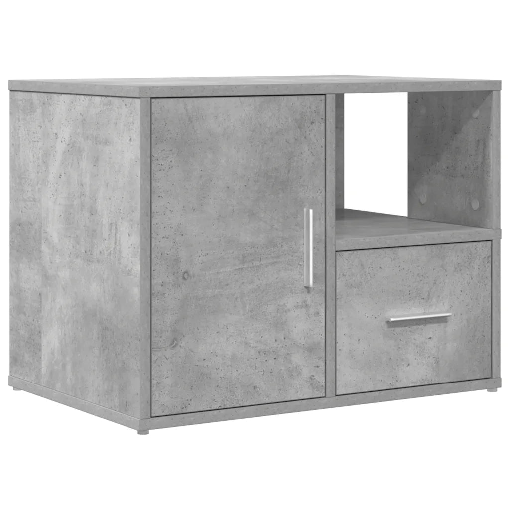 Mobile Angolare Grigio Cemento 160x40x45 cm in Truciolato 3307822
