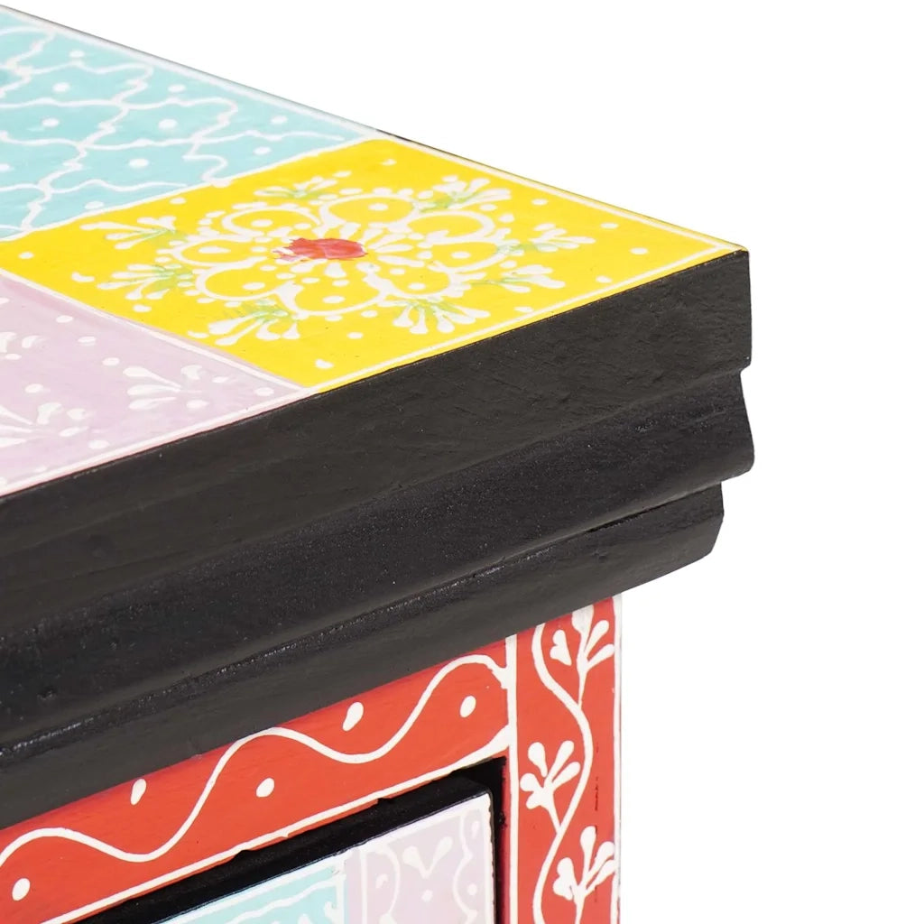 Armadio da Notte con cassetto 2 pcs Multicolore 40 x 30 x 28 cm 4017587