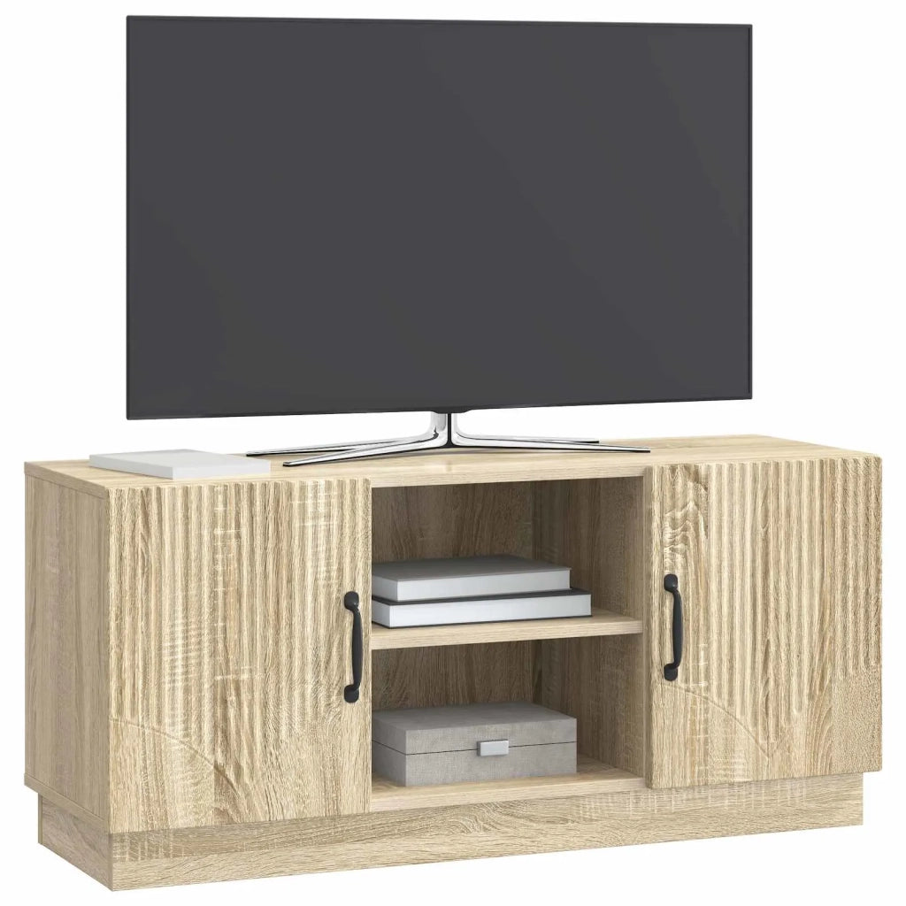 Mobile TV Rovere Sonoma 102 x 34,5 x 47 cm Legno ingegnerizzato 895387