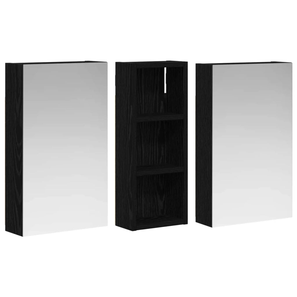 Set di Armadi da Bagno con lo scaffale 3 pcs 80 x 10,5 x 50 cm 3403649