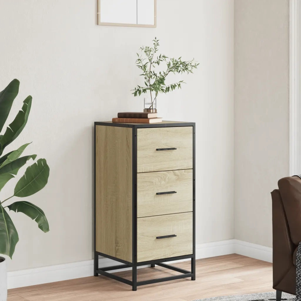 Credenza Rovere Sonoma 35,5x35x76 cm in Truciolato