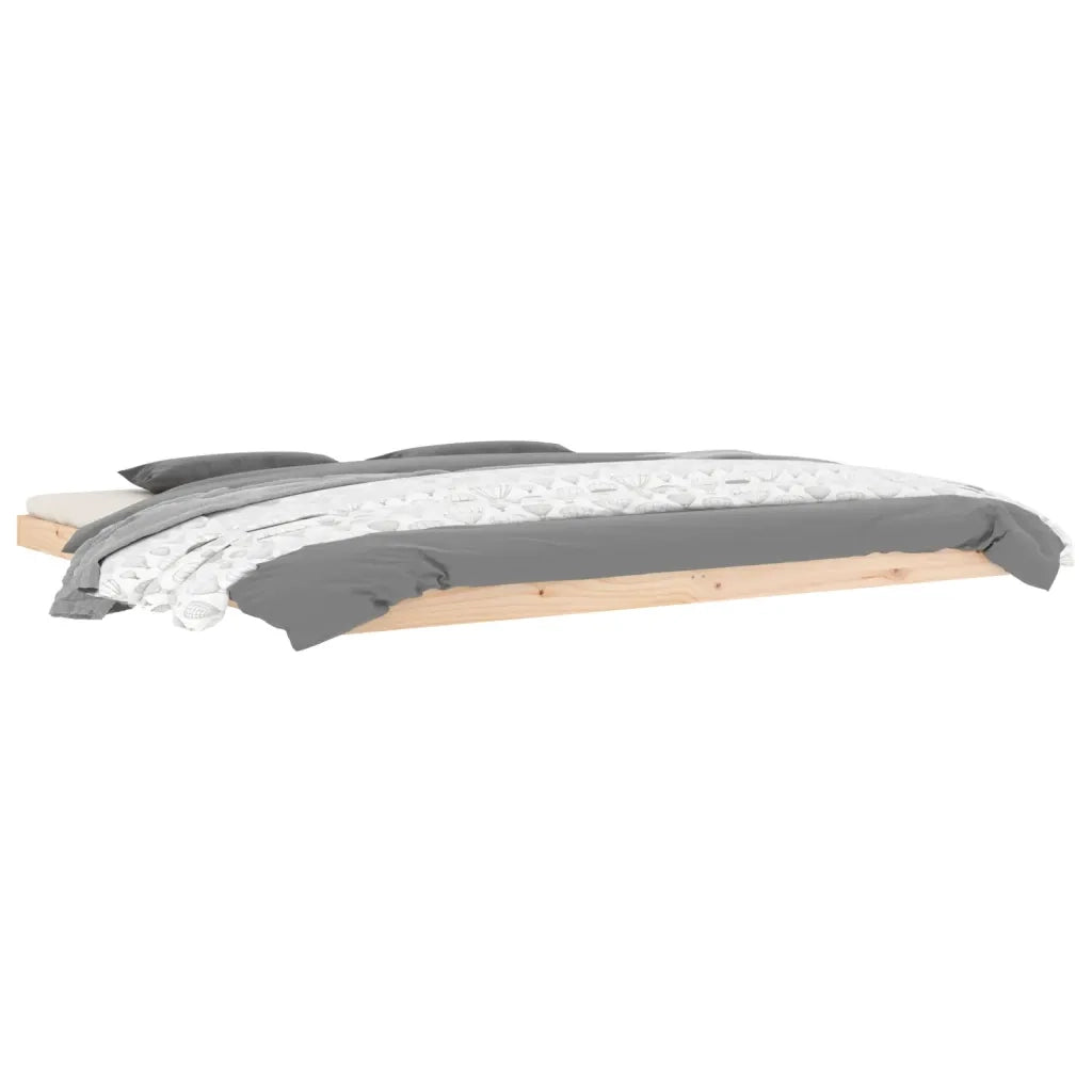 Giroletto senza Materasso 200x200 cm in Legno Massello di Pino 823424