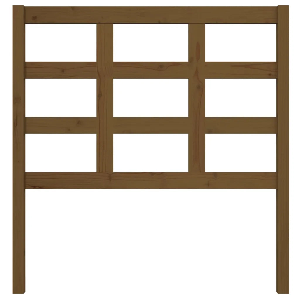 Testiera per Letto ambra 95,5x4x100cm in Legno Massello di Pino 817873