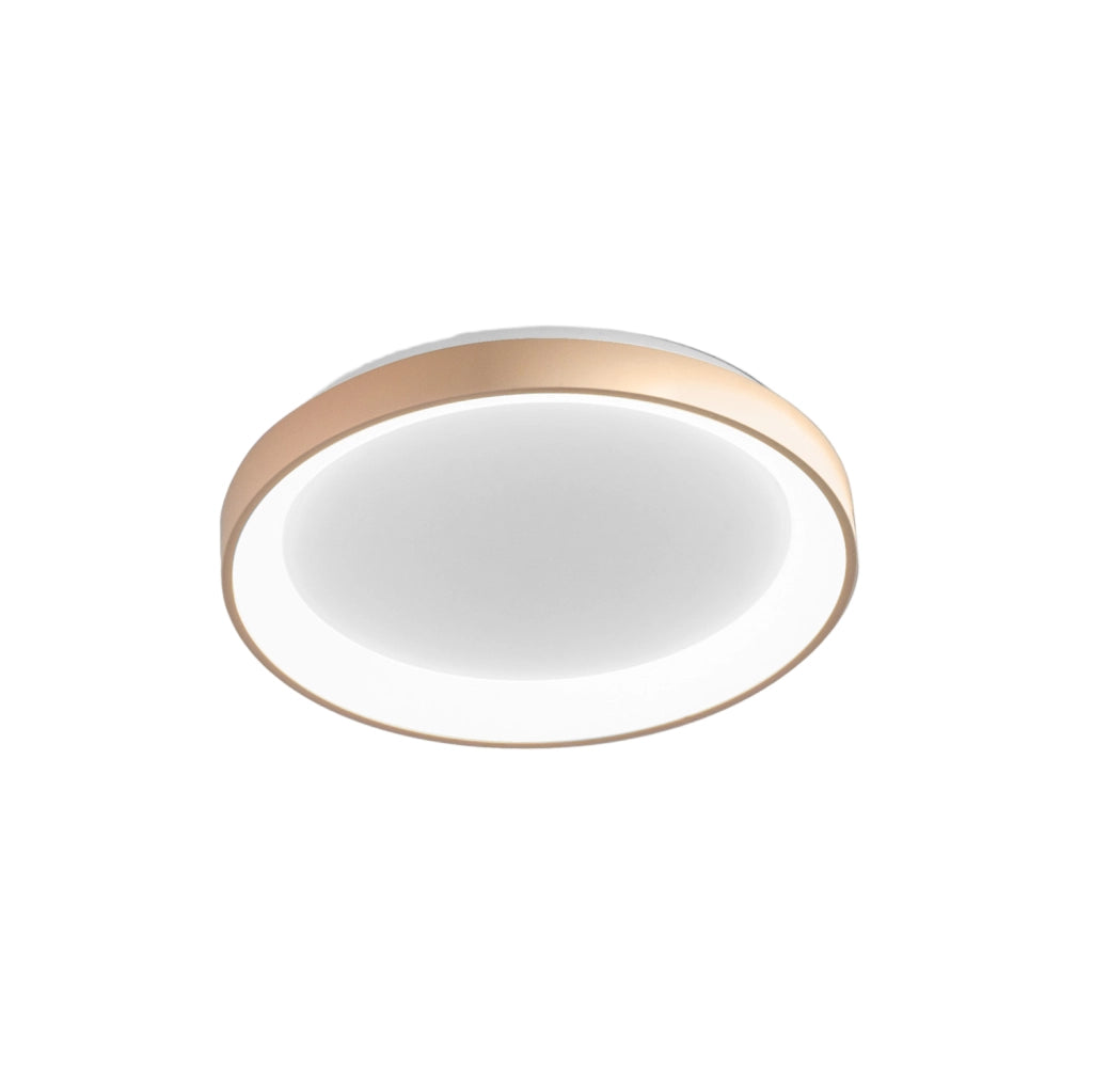 Lampada a soffitto Krizia P/P 30W 2500-2600lm 3000K-4000K in finitura New Beige - Plafoniera LED a luce diretta dimmerabile - Gea Luce