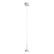 Hole Sospensione LED 7W 38° 3000K CRI90 in Alluminio Bianco/Bianco, Lampada a sospensione per illuminazione d'accento - Rossini Group