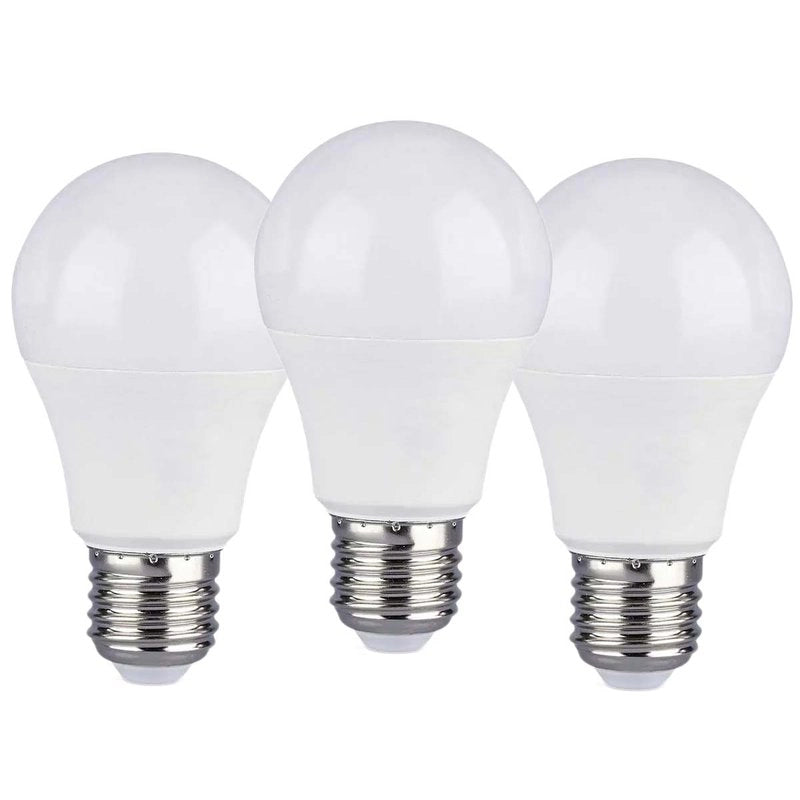 3 PZ Lampada Led E27 A60 11W Bianco Freddo 6400K Bulbo Sfera 1055 Lumen SKU-7354