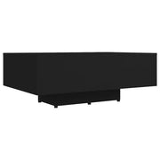 Tavolino da salotto | Tavolino da caff¨¨ | Tavolino da Soggiorno Nero 85x55x31 cm in Legno Multistrato