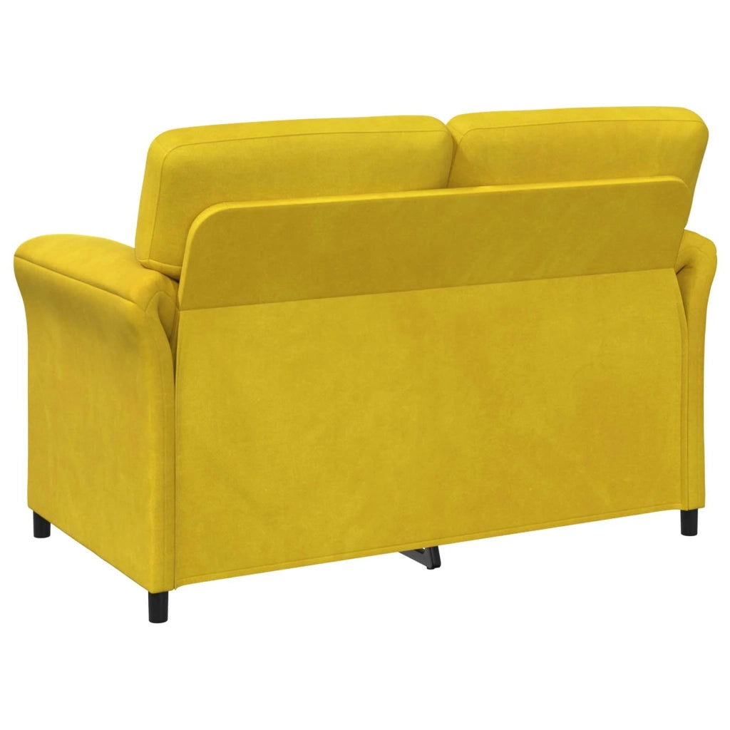 Set di divani 2 pz Giallo Velluto 3424892