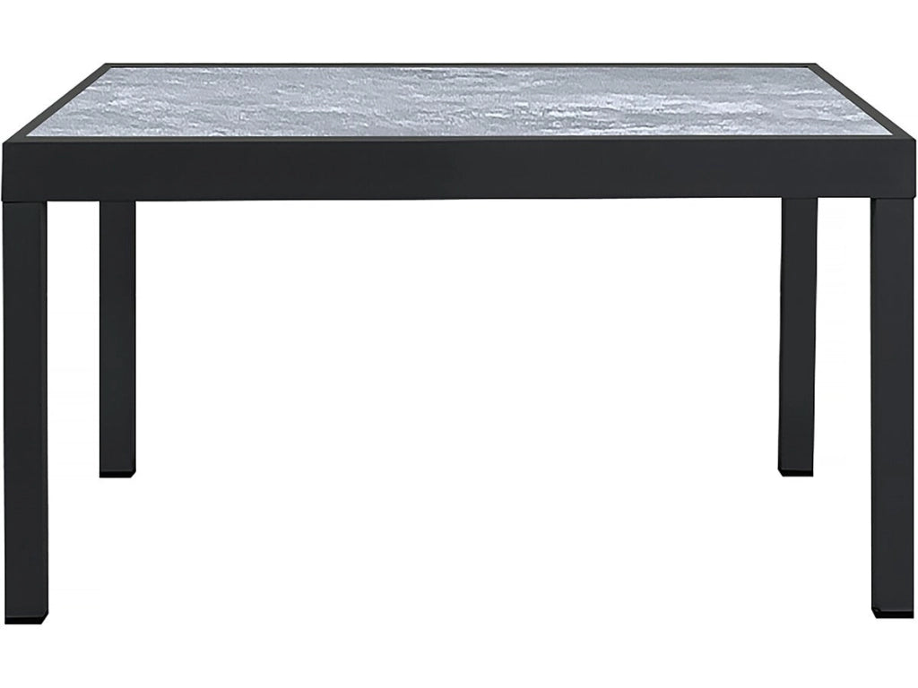 Tavolo da giardino allungabile in alluminio "Lagos" - 140/280 x 90 x 76 cm - Grigio