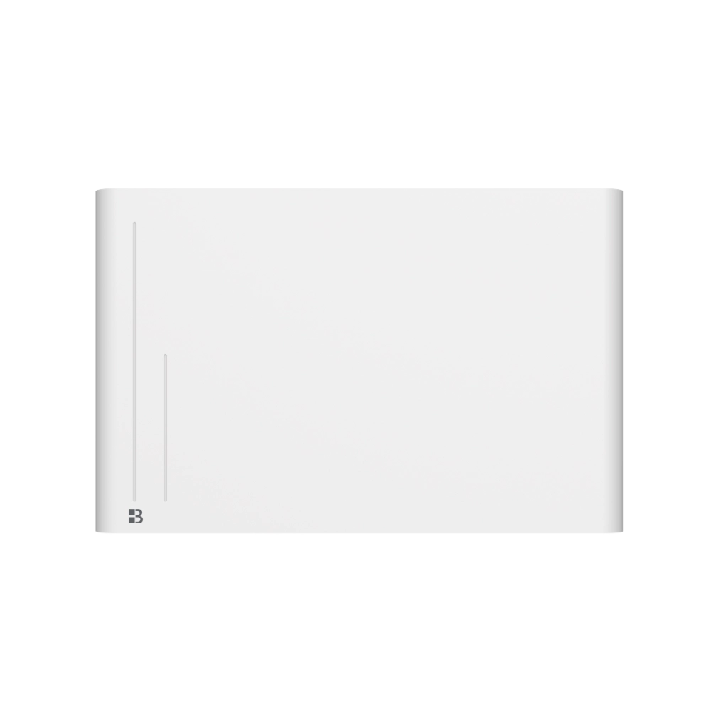 Radiatore elettrico fisso ad inerzia ceramica a secco 1500W ALBA orizzontale bianco