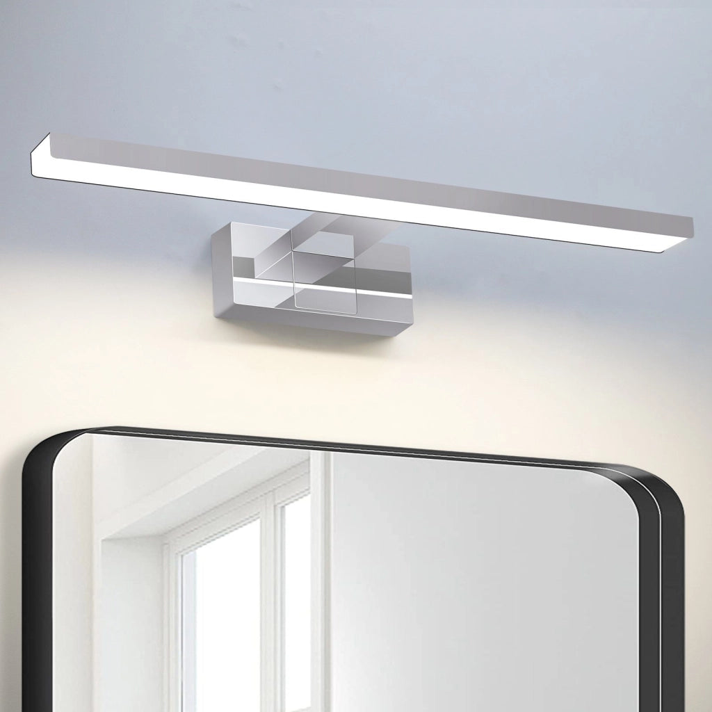 ZMH Lampada da specchio a LED per bagno lampada da bagno cromata