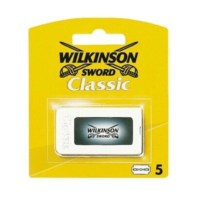WILKINSON 5 LAME DI RICAMBIO PER RASOIO BARBA DI SICUREZZA CLASSICO