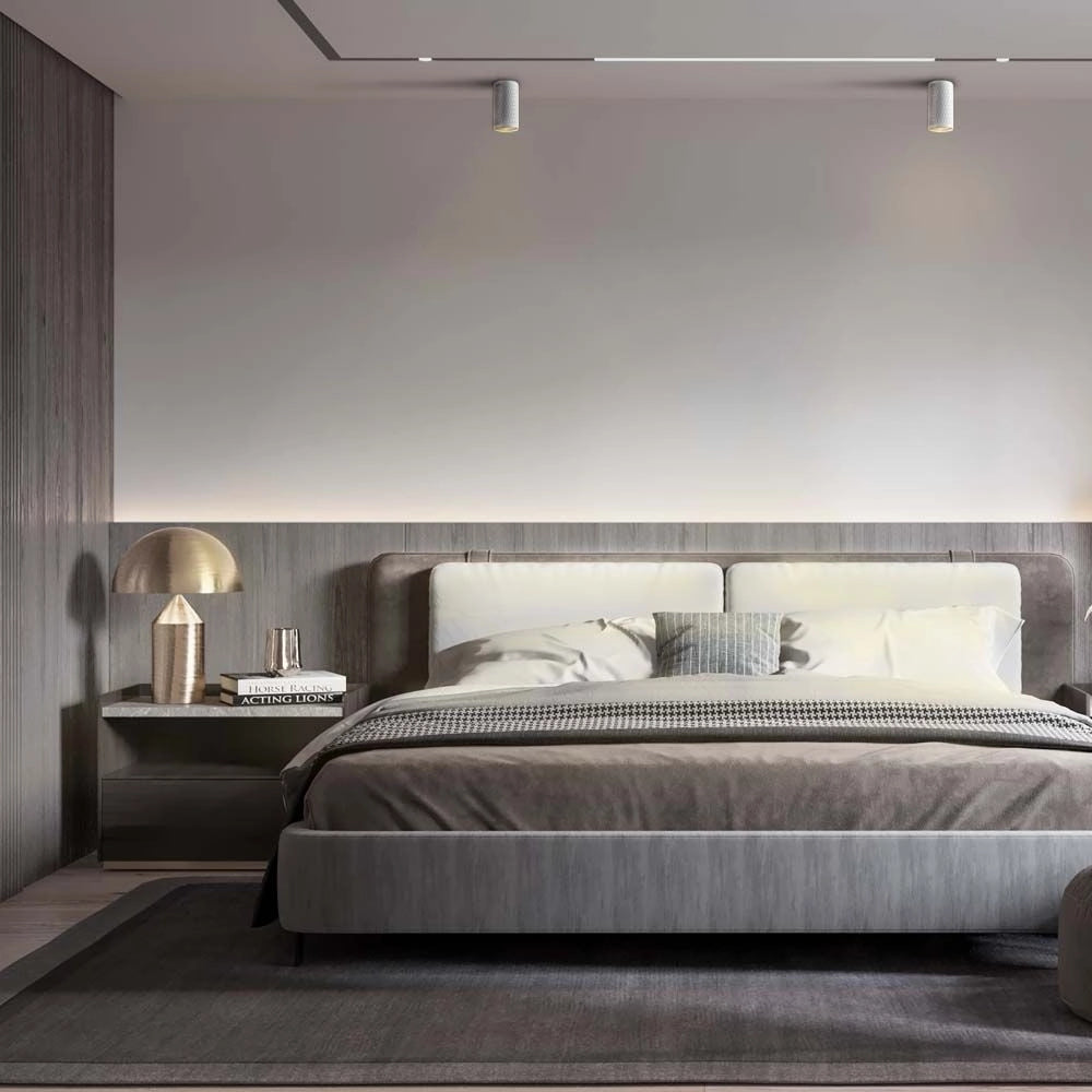 Faretto a soffitto tubolare bianco GU10 Videx Talen