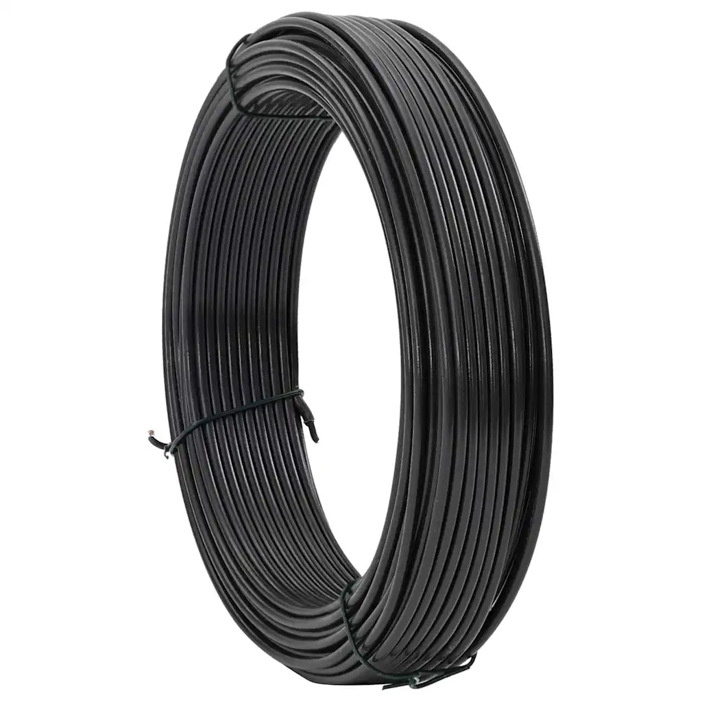 vidaXL Filo di recinzione Antracite 33 m Acciaio rivestito in PVC