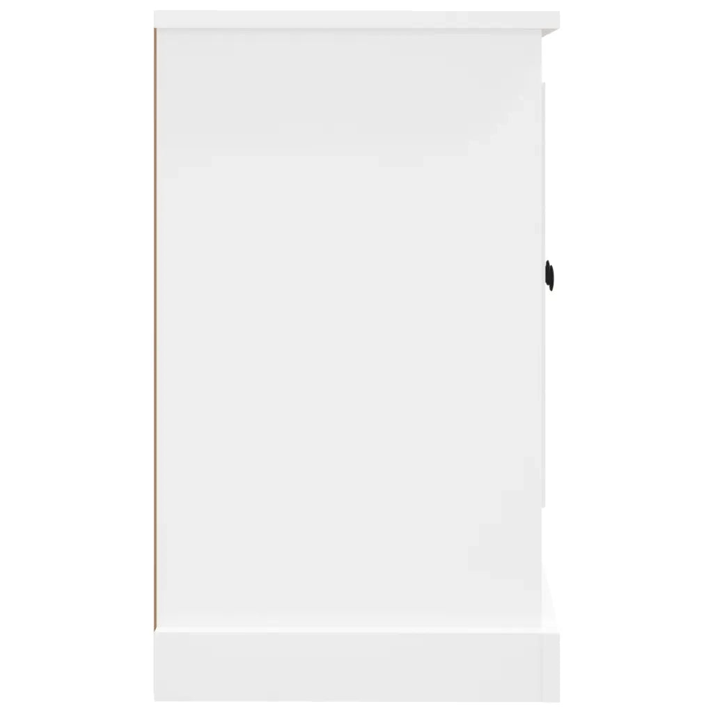Credenza Bianca 100x35,5x60 cm in Legno Multistrato