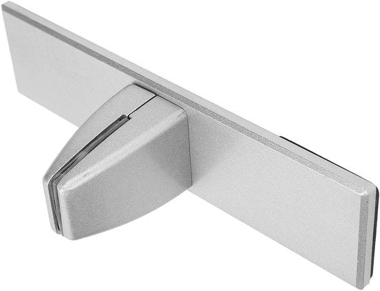 Clip di fissaggio per tavolo - Dispositivo di fissaggio adattabile - Clip di separazione per tavolo - Fermo schermo per scrivania - Materiale: lega di alluminio - Resistente alla corrosione - Impronta idrorepellente - Fermo schermo per scrivania con clip