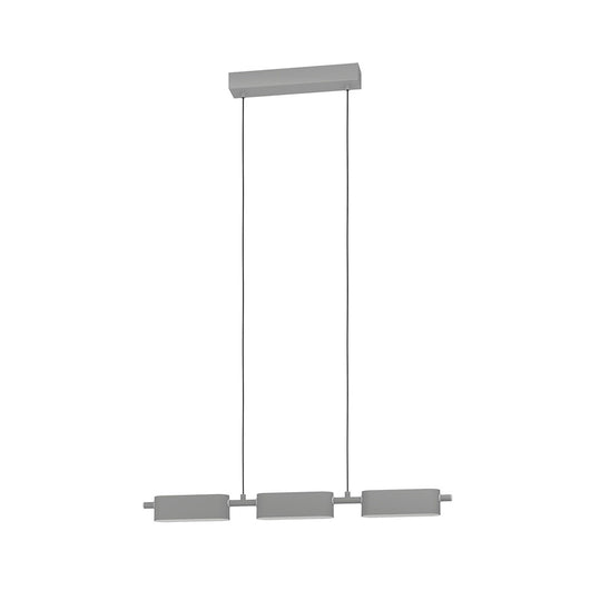 Lampadario Moderno Rovira Led Alluminio Argento