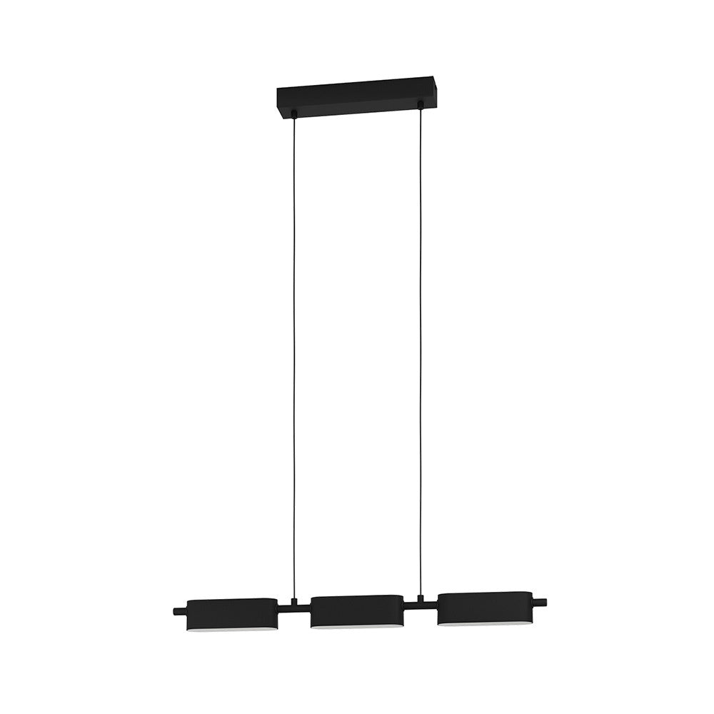 Lampadario Moderno Rovira Led Alluminio Nero