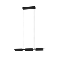 Lampadario Moderno Rovira Led Alluminio Nero