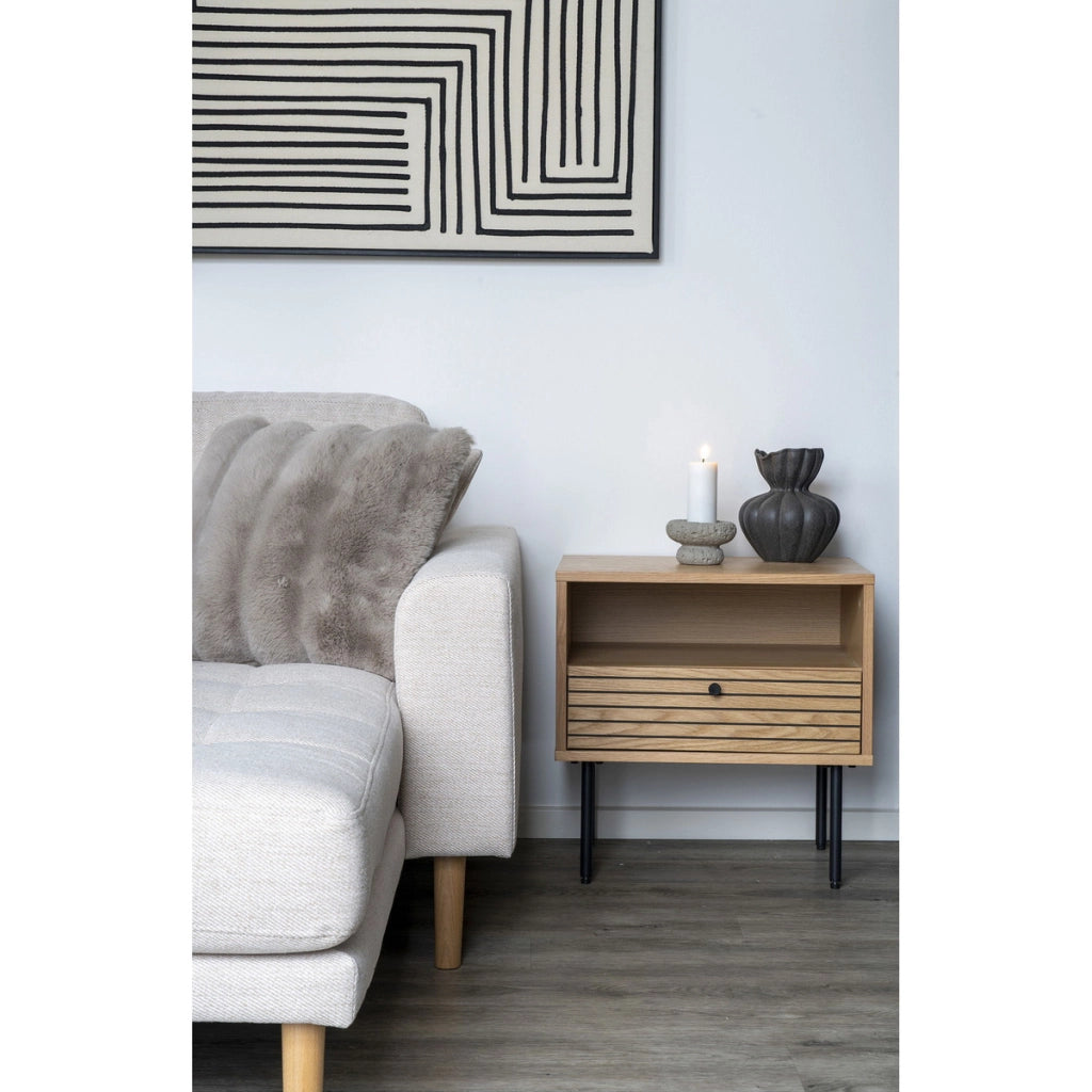 Cuscino Decorativo Galena, Grigio, Poliestere, 45x45x2 cm