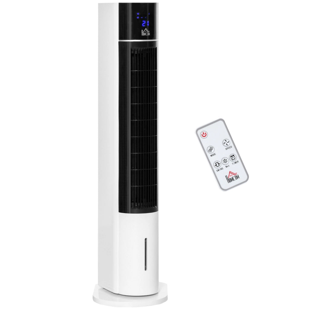 Ventilatore Raffrescatore Evaporativo 3 Modalit¨¤ e 3 Velocit¨¤, Timer, Oscillazione e Telecomando, Bianco