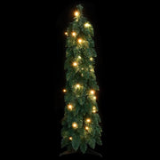 Albero di Natale Artificiale Preilluminato con 45 LED 90 cm 357689