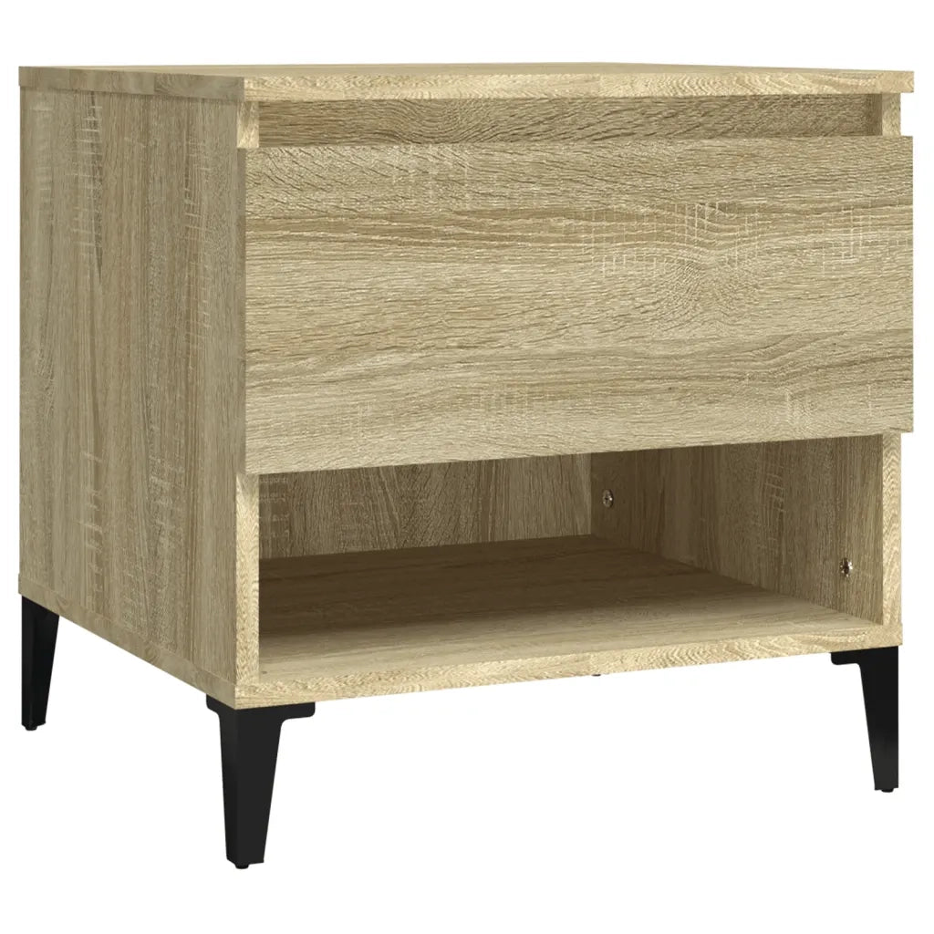 Tavolini 2pz Rovere Sonoma 50x46x50 cm in Legno Multistrato 819555