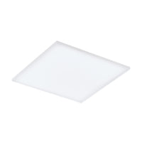Plafoniera Moderna Turcona-Cct Alluminio Bianco Luce Led Integrato 32,4W