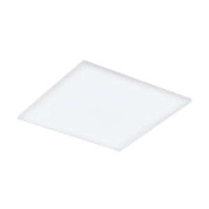 Plafoniera Moderna Turcona-Cct Alluminio Bianco Luce Led Integrato 32,4W