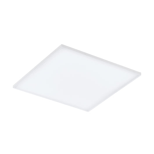 Plafoniera Moderna Turcona-Cct Alluminio Bianco Luce Led Integrato 32,4W