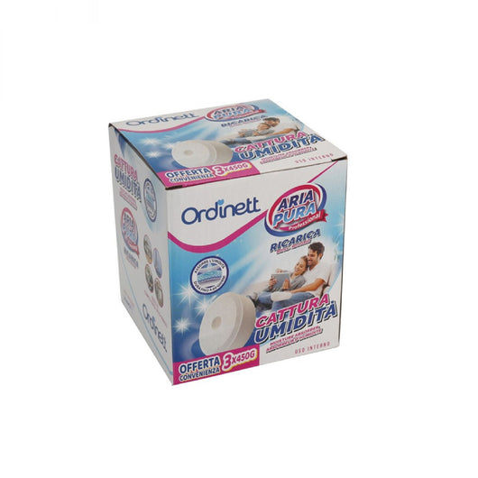 Ricarica cattura umidità pastiglie da 450 gr profumo lavanda o neutro durata 60 giorni cf 3 pezzi refil NEUTRO