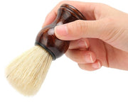 Spazzola da barra leggera - Manicure a mano - Manico in legno - Per uso domestico - Spazzola per la rasatura - Adatto per salone - Spazzola per schiuma da barba