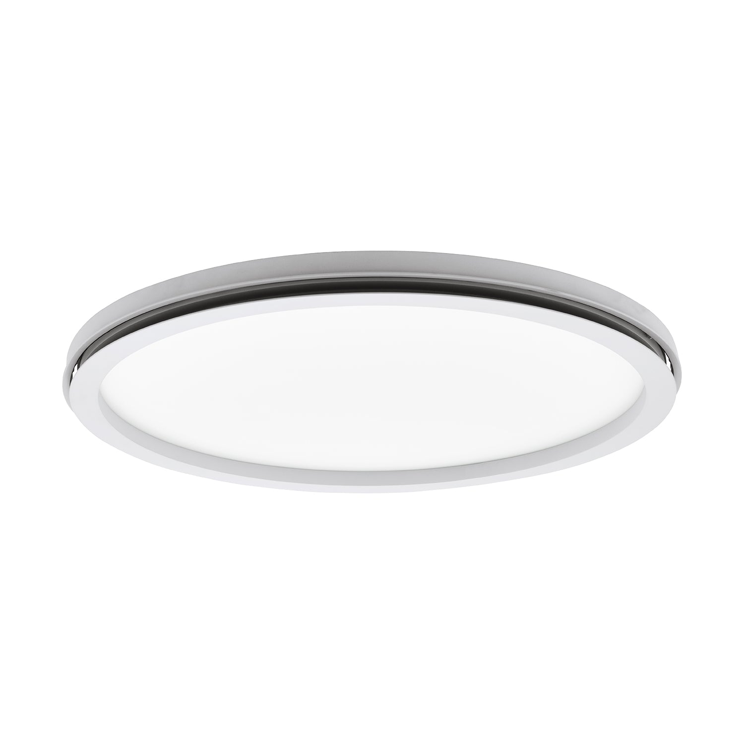 Plafoniera Minimal Lazaras Alluminio Bianco Luce Led Integrato 22W