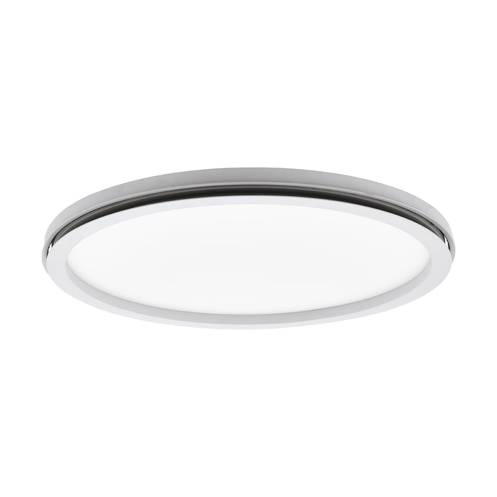 Plafoniera Minimal Lazaras Alluminio Bianco Luce Led Integrato 22W