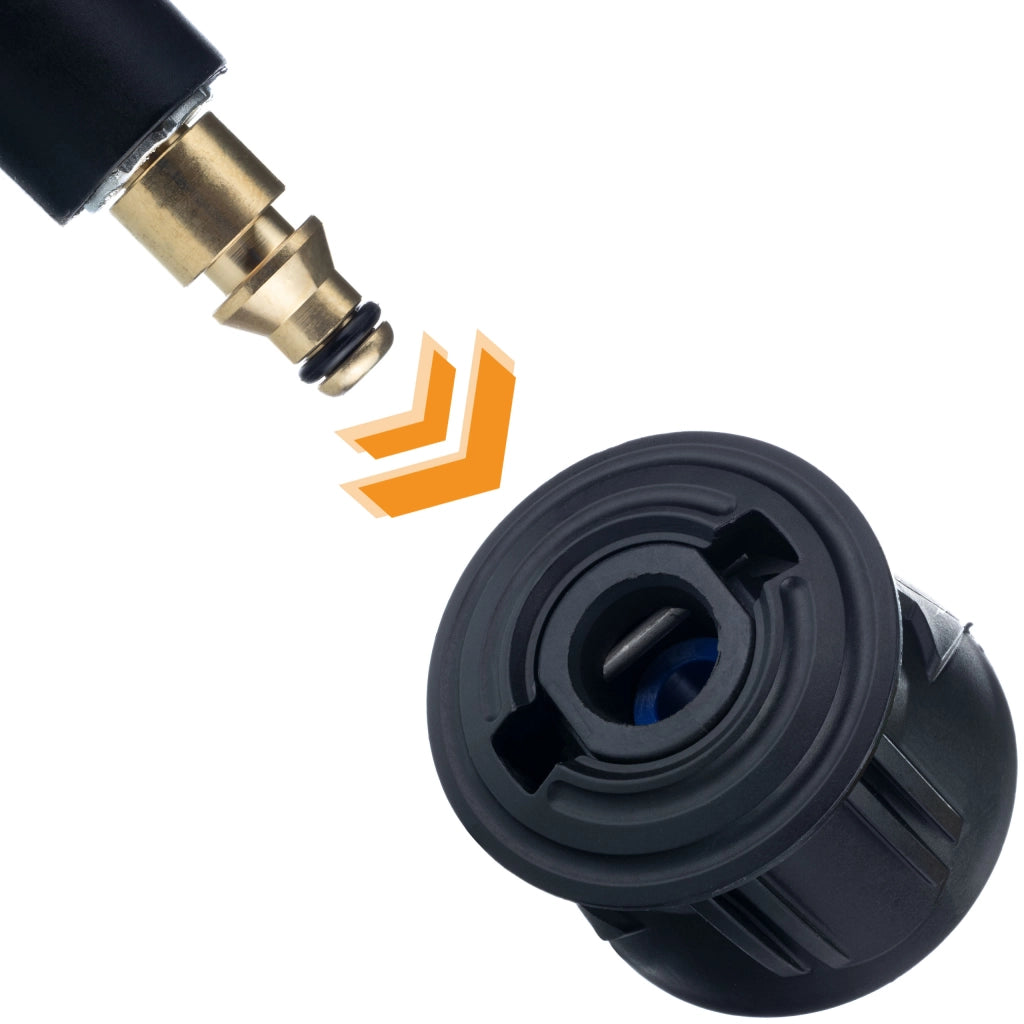 Tubo Alta Pressione 15m QC – Compatibile con Idropulitrice Stihl/Nilfisk/Gerni | 200 Bar, 60°C