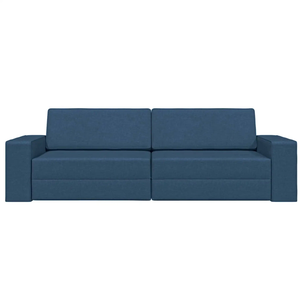 Divano letto | Sof¨¤ letto | Letto singolo Blu navy 245 x 78 x 77 cm Tessuto