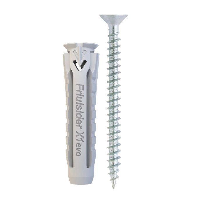 TASSELLO CON VITE TPS X1 EVO- Tass 5x25 Vite 4x30- FRIUL- pezzi 100