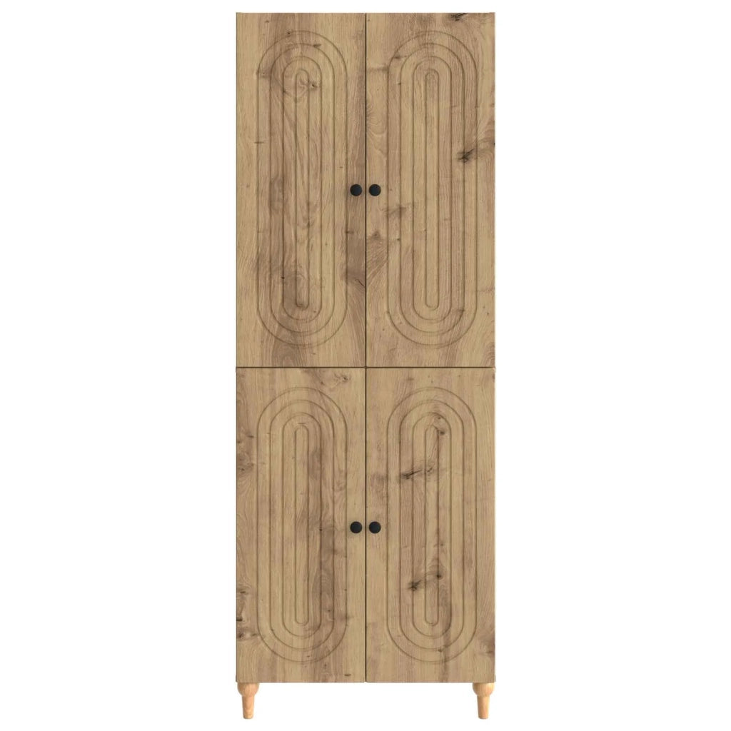 Set di armadi 2 pcs 66 x 34,5 x 90 cm Legno ingegnerizzato