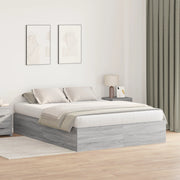 Struttura Letto con Contenitore Grigia Sonoma 150x200 cm