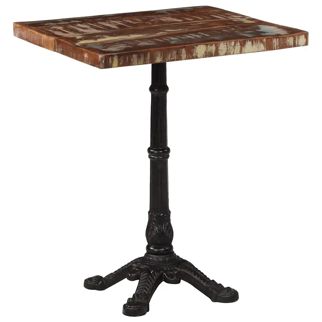 Tavolo da Bistrot 60x60x76 cm in Legno Massello di Recupero  cod mxl 78436