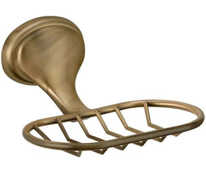 Porta sapone vecchio ottone revival