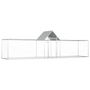 Pollaio 5 x 1 x 1,5 m in acciaio zincato con tetto impermeabile 02_0001717