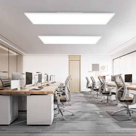 ZMH Lampada da soffitto plafoniera LED dimmerabile pannello lungo RGB per soggiorno cucina festa